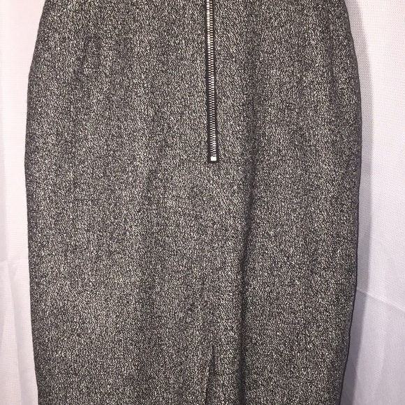 Gray Cynthia Steffe Wool & Silk Dress Size 2 - Picture 5 of 8